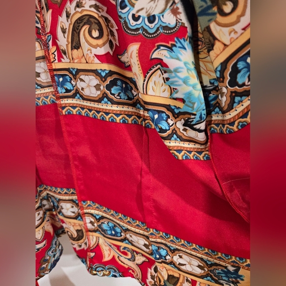 Satin Wrap Shirt. - Picture 5 of 9